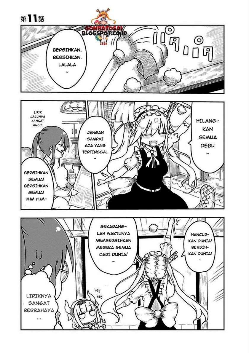 Kobayashi-san Chi no Maid Dragon Chapter 11 Gambar 4