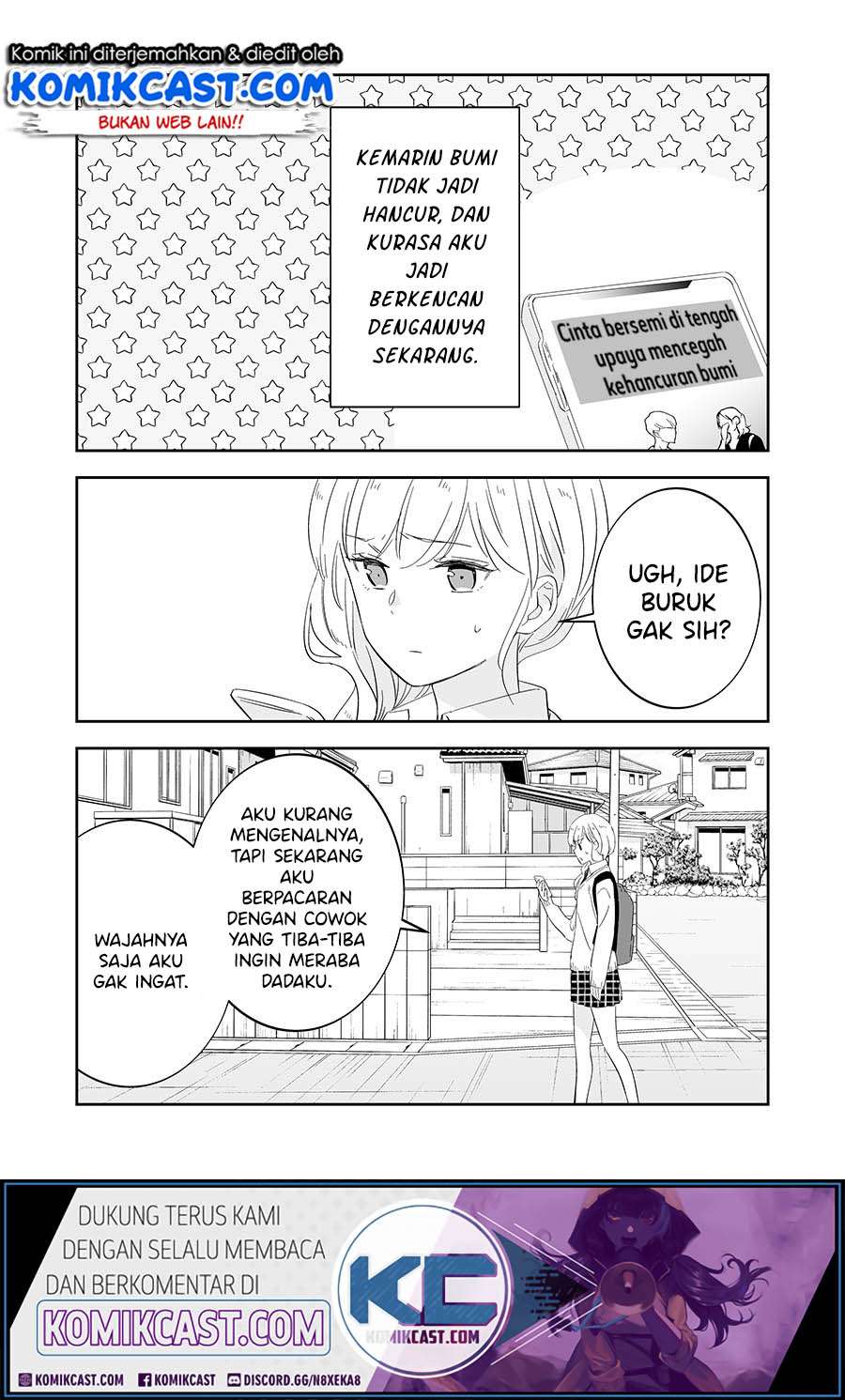 Baca  The World Will Be Destroyed Tomorrow, so I Want to Rub Your Boobs Chapter 02 Gambar 2