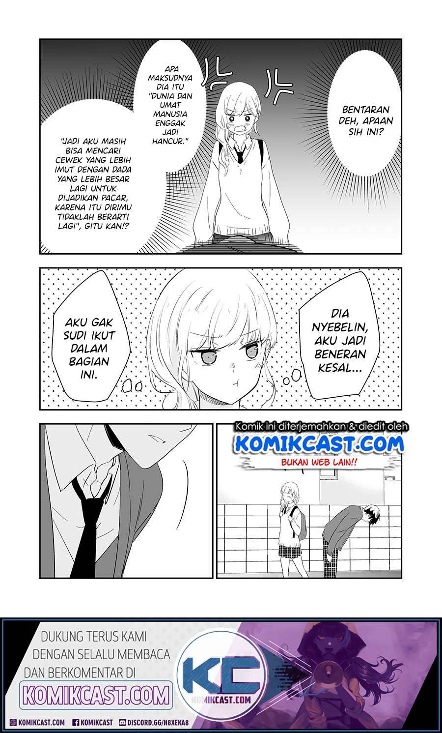 The World Will Be Destroyed Tomorrow, so I Want to Rub Your Boobs Chapter 02 Gambar 4
