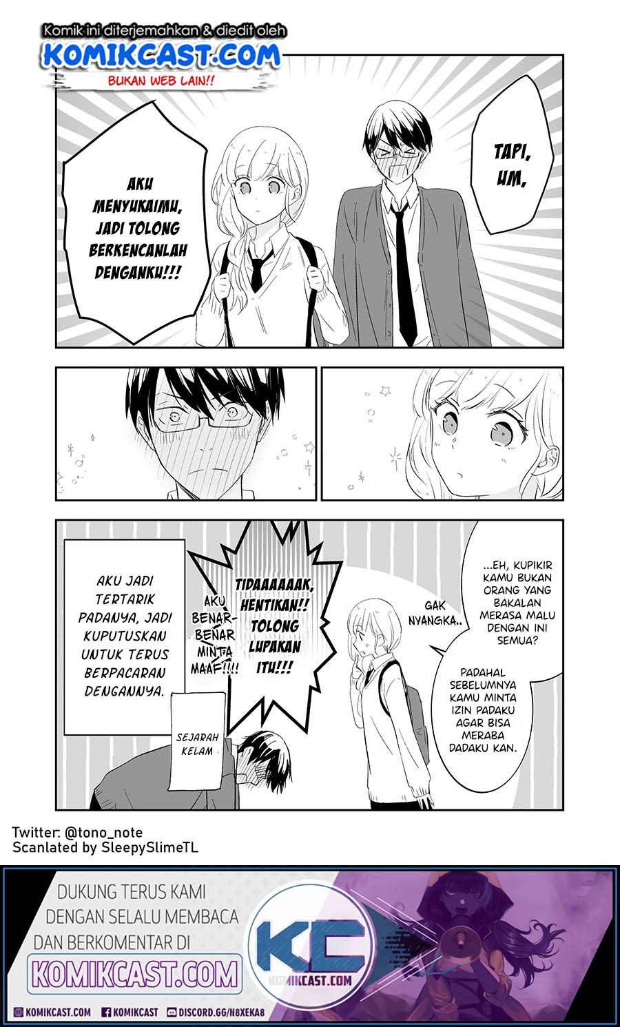 The World Will Be Destroyed Tomorrow, so I Want to Rub Your Boobs Chapter 02 Gambar 5
