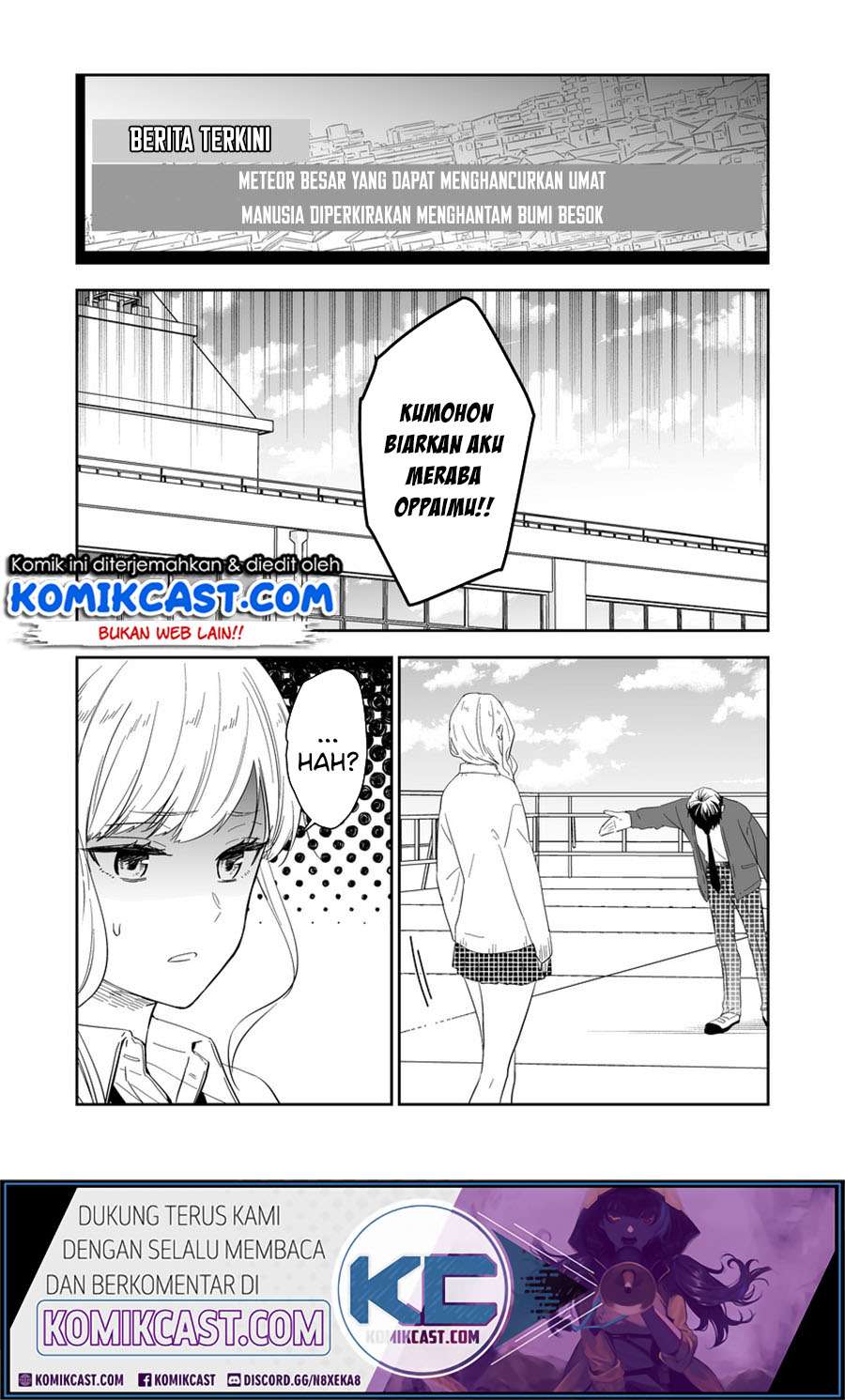 Baca  The World Will Be Destroyed Tomorrow, so I Want to Rub Your Boobs Chapter 01 Gambar 2