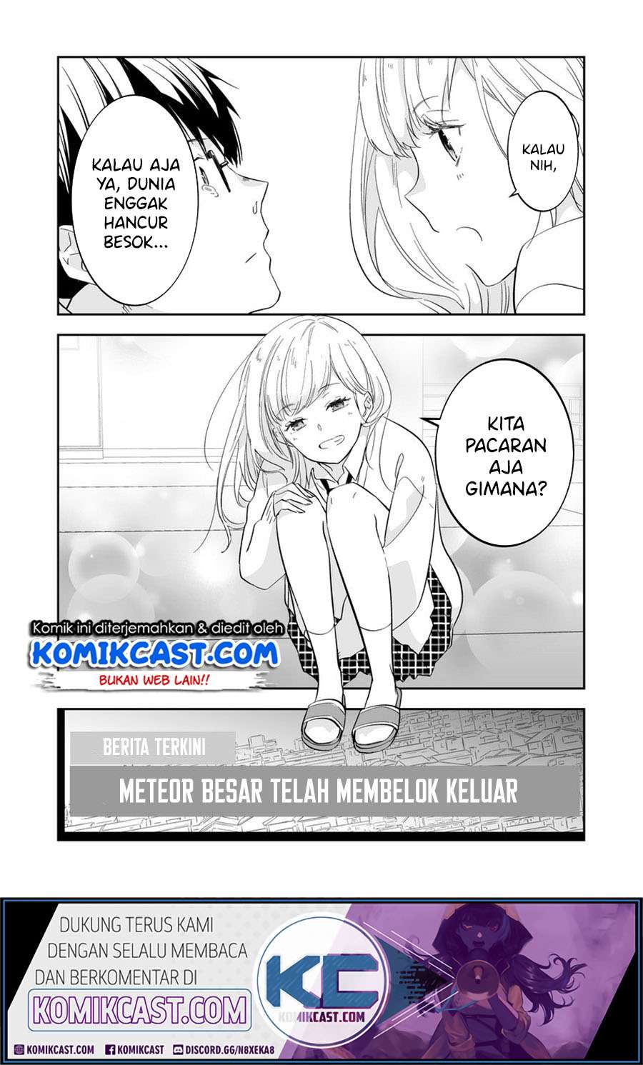The World Will Be Destroyed Tomorrow, so I Want to Rub Your Boobs Chapter 01 Gambar 9
