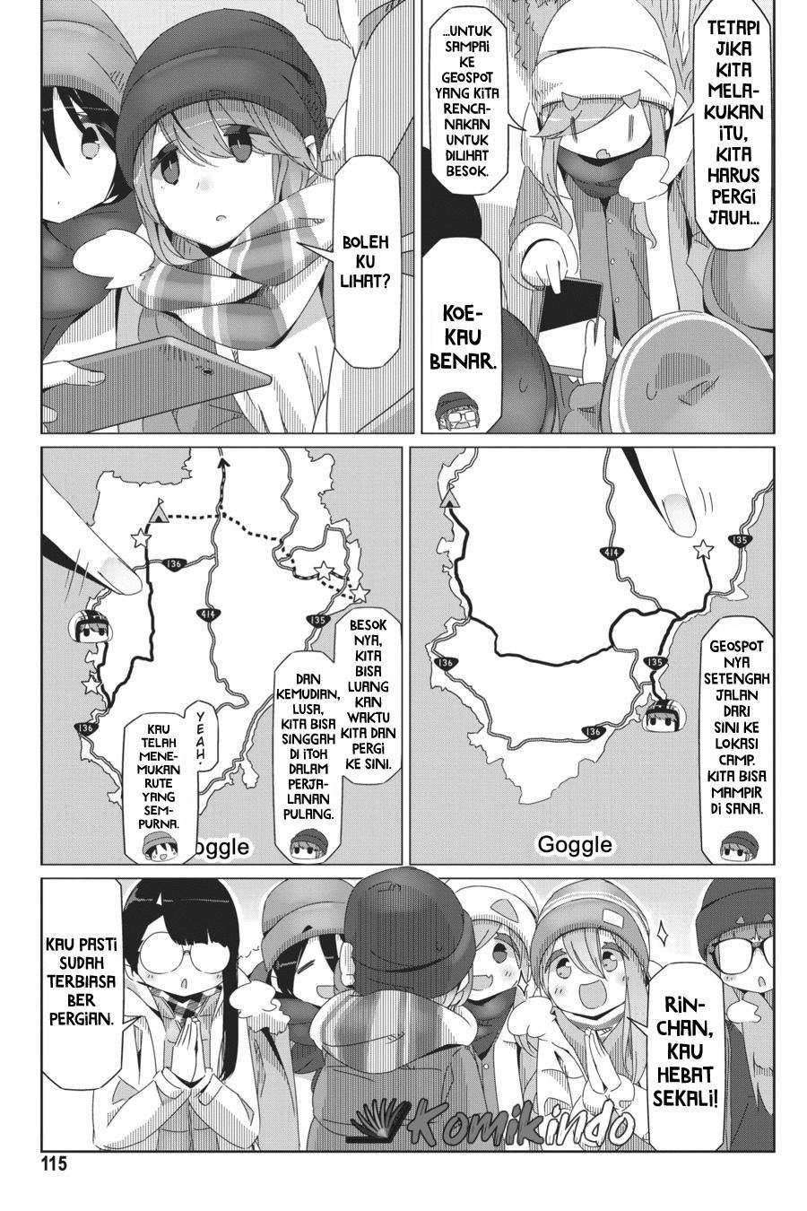 Yuru-Camp Chapter 45 Gambar 10