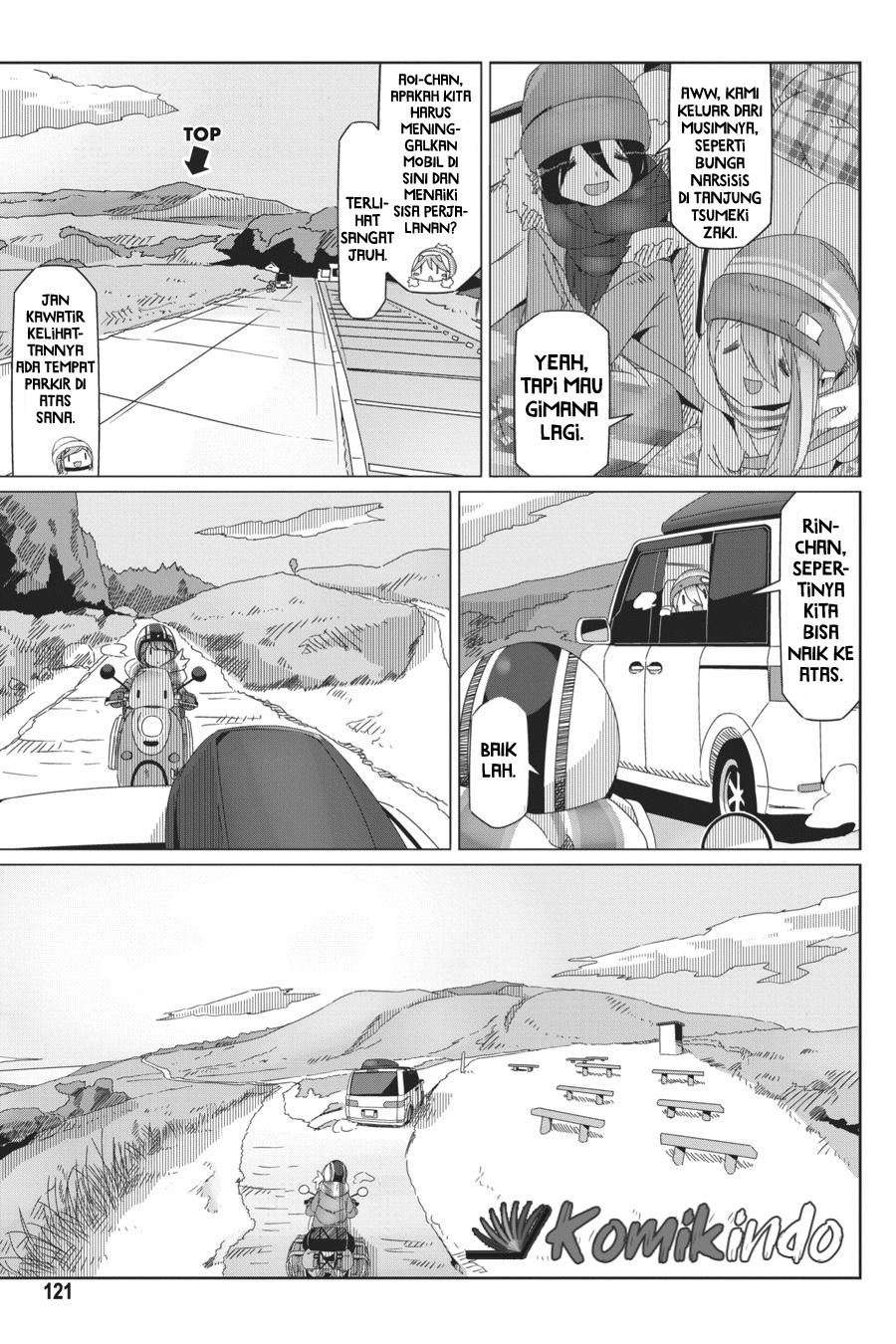 Yuru-Camp Chapter 45 Gambar 16