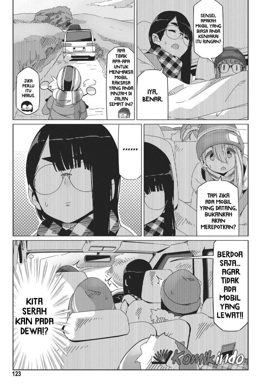 Yuru-Camp Chapter 45 Gambar 18