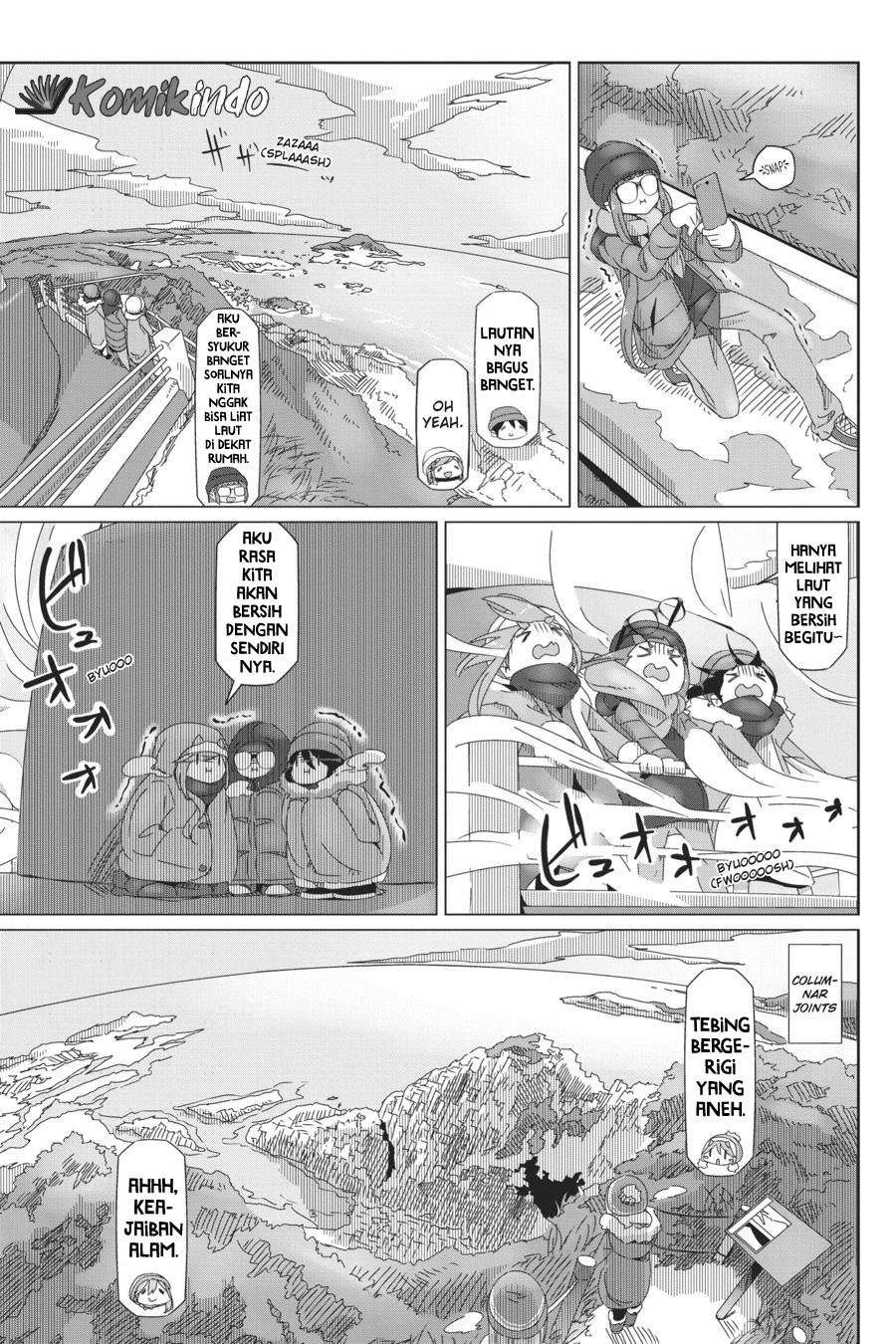 Yuru-Camp Chapter 45 Gambar 4