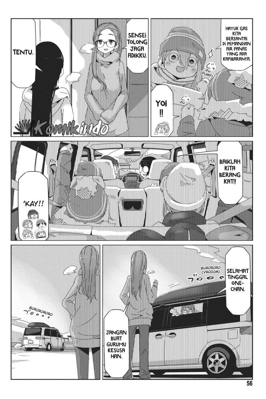 Yuru-Camp Chapter 43 Gambar 3