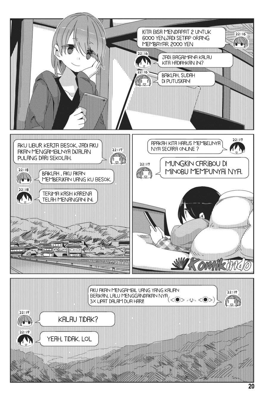 Yuru-Camp Chapter 41 Gambar 22
