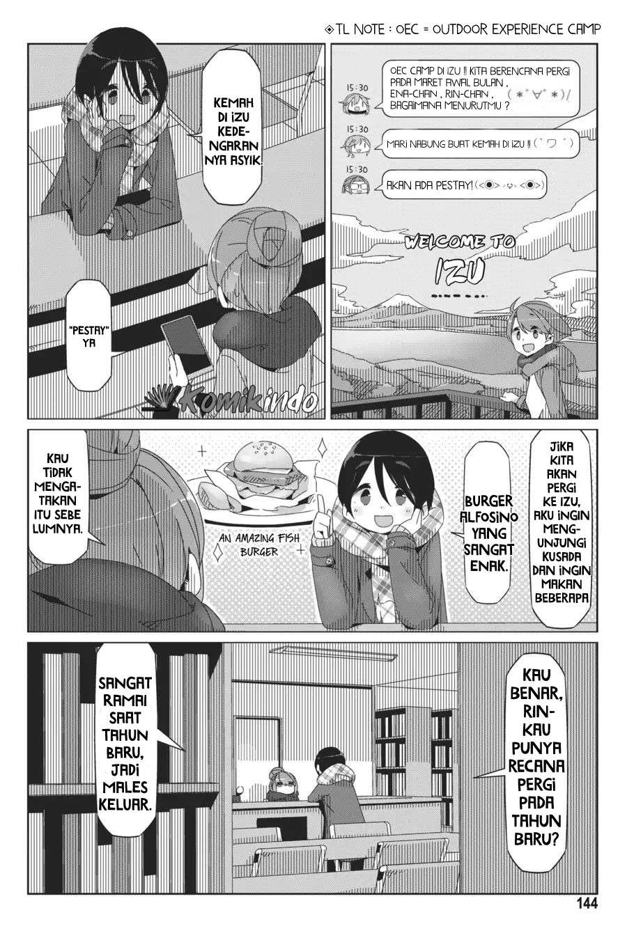 Yuru-Camp Chapter 40 Gambar 13