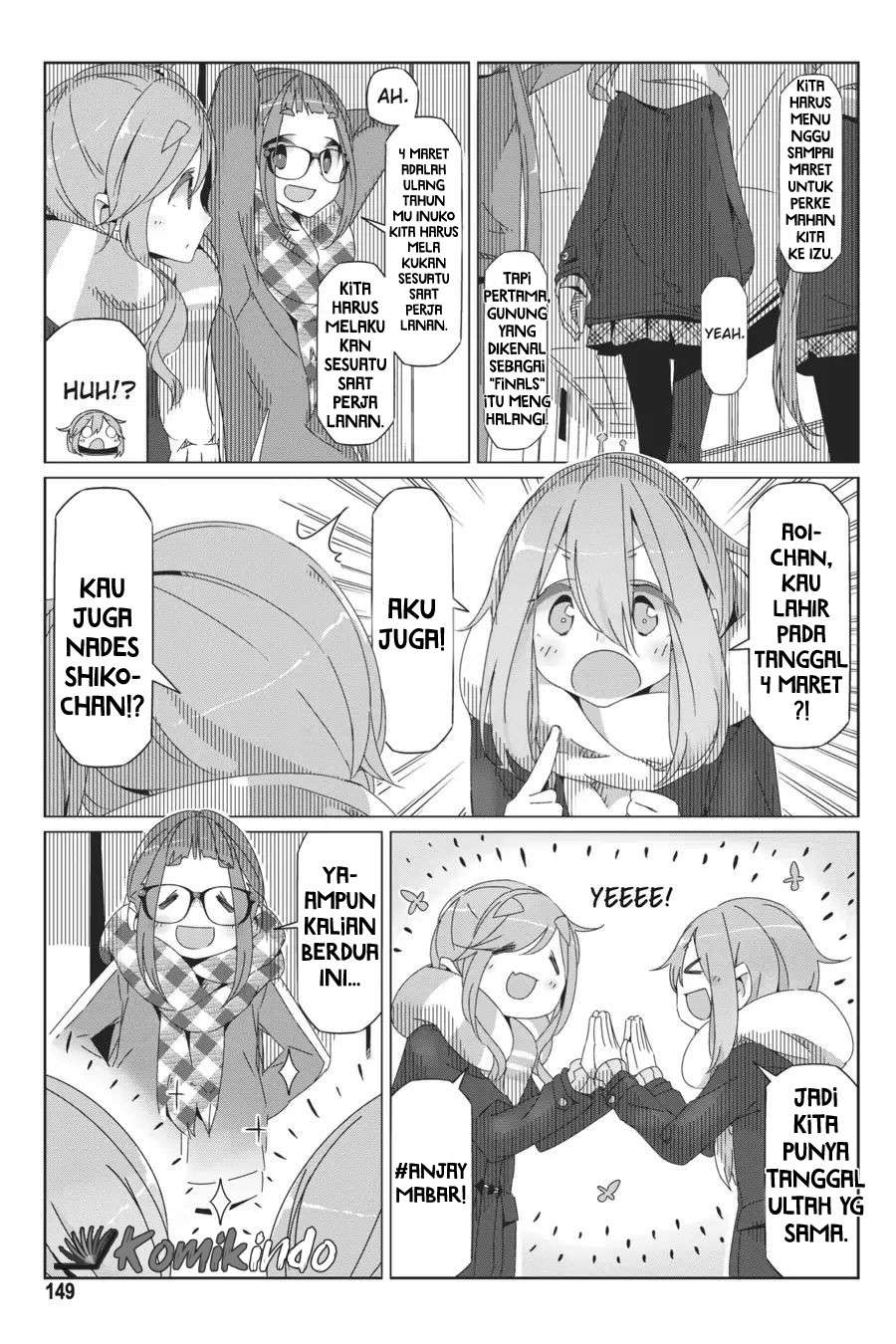 Yuru-Camp Chapter 40 Gambar 18