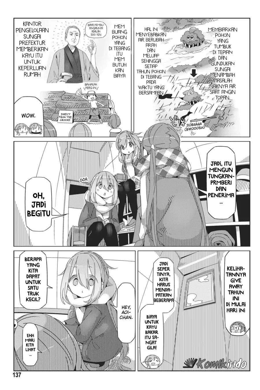Yuru-Camp Chapter 40 Gambar 6