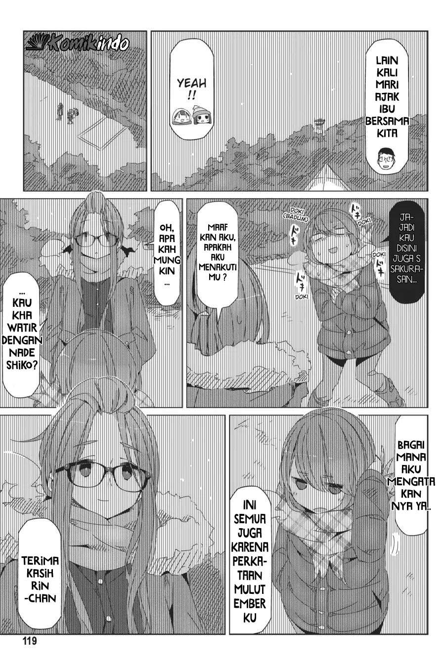 Yuru-Camp Chapter 39 Gambar 14