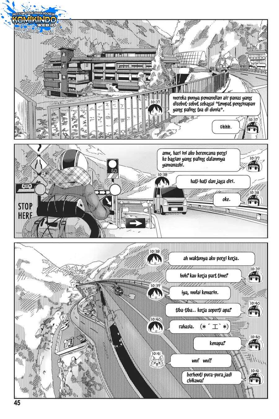 Yuru-Camp Chapter 36 Gambar 19