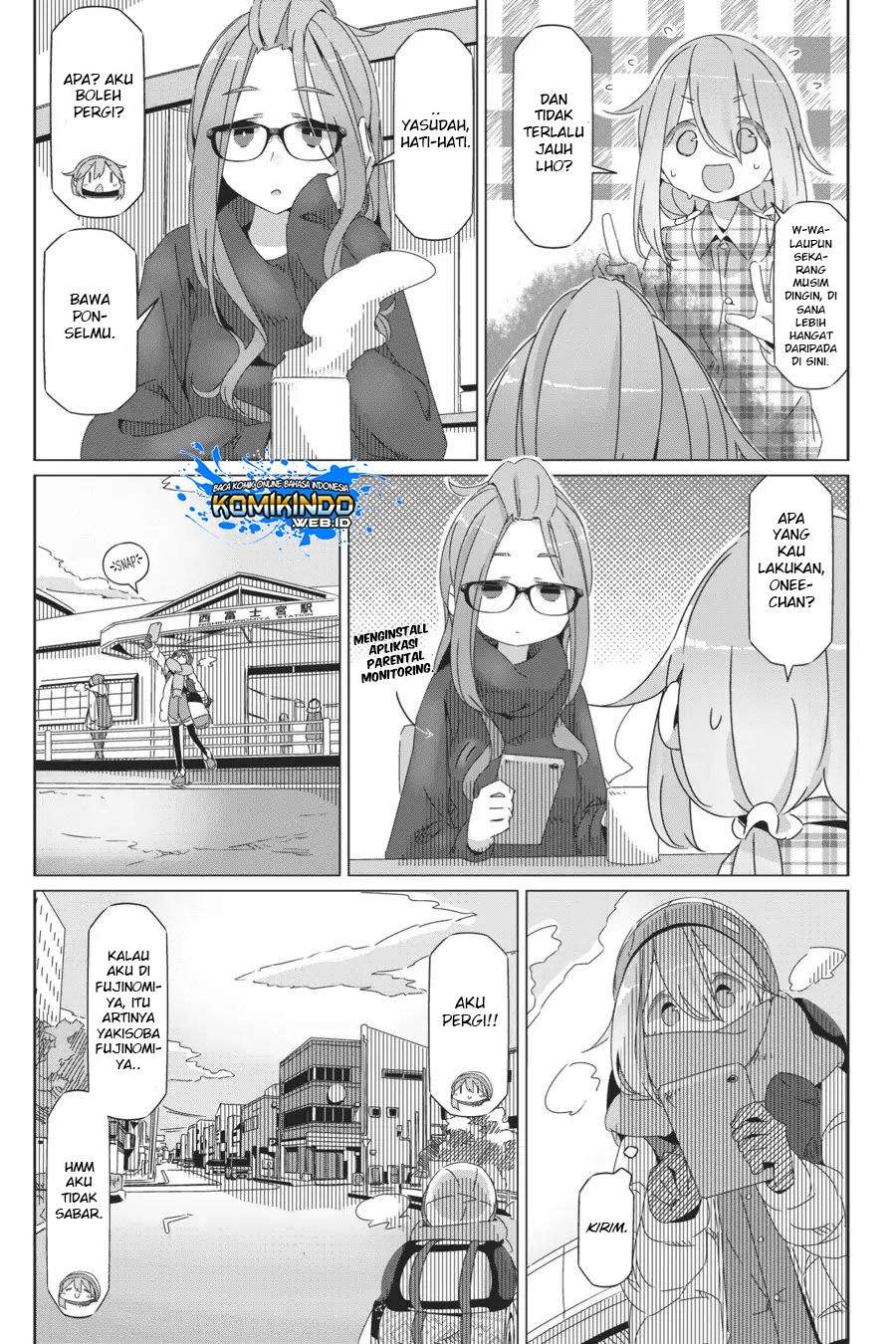 Yuru-Camp Chapter 36 Gambar 3