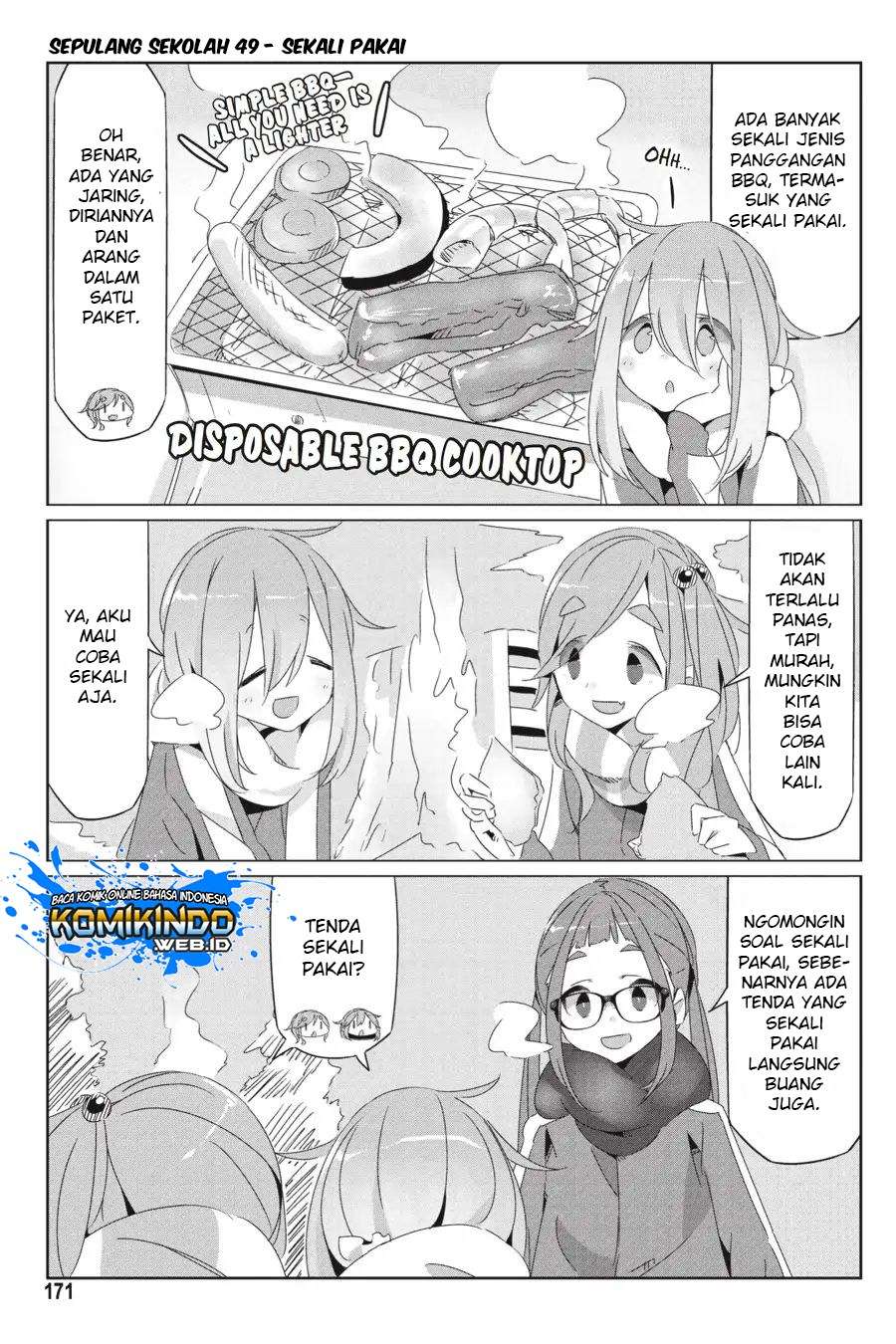 Yuru-Camp Chapter 34.5 Gambar 15