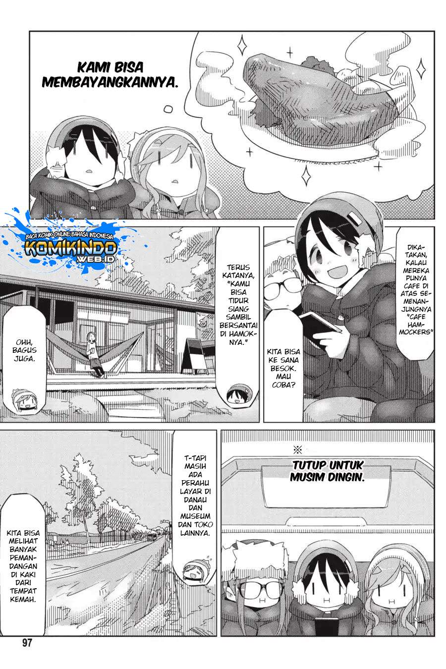 Yuru-Camp Chapter 32 Gambar 19