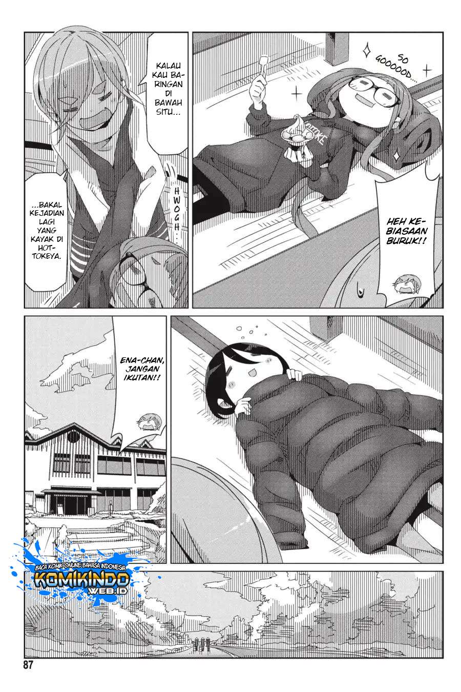 Yuru-Camp Chapter 32 Gambar 8