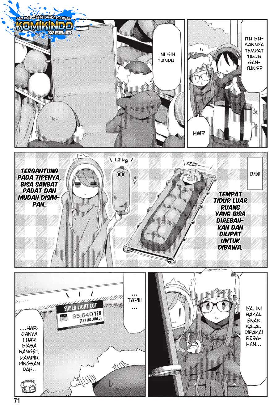 Yuru-Camp Chapter 31 Gambar 19