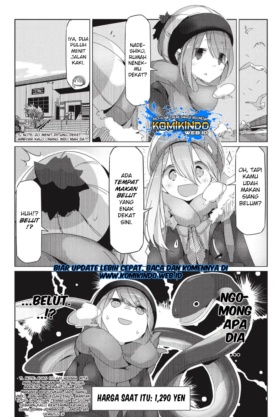 Yuru-Camp Chapter 27 Gambar 24