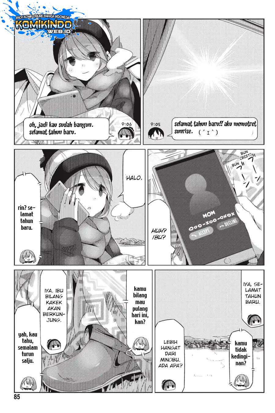 Yuru-Camp Chapter 26 Gambar 28