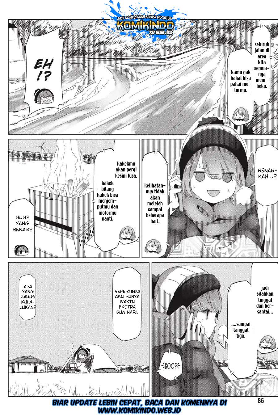 Yuru-Camp Chapter 26 Gambar 29