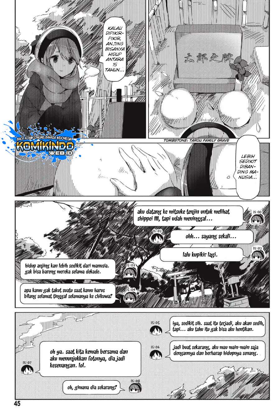 Yuru-Camp Chapter 25 Gambar 13