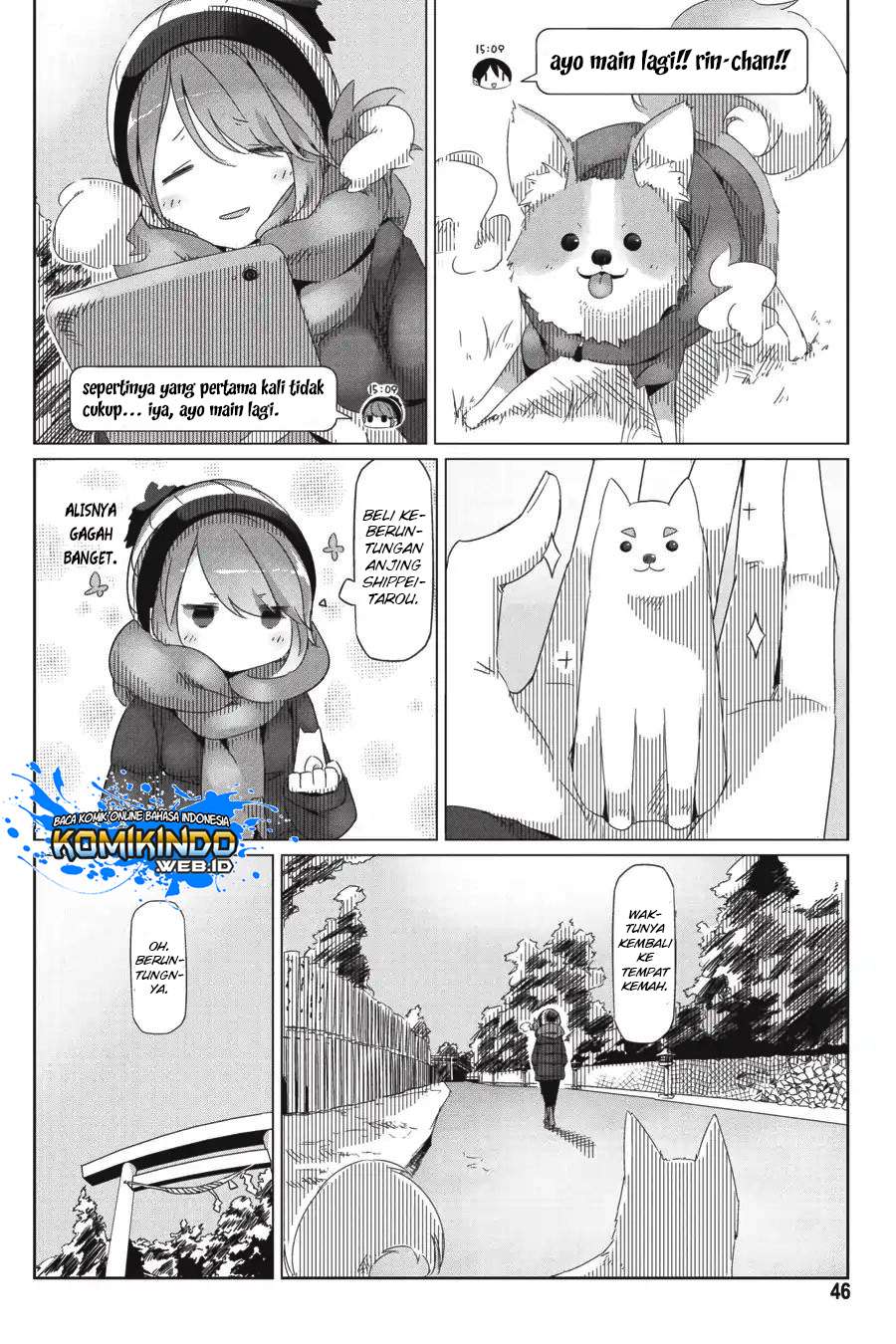 Yuru-Camp Chapter 25 Gambar 14