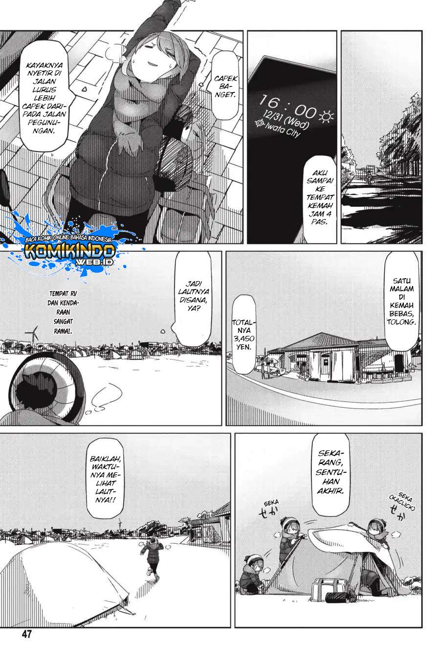 Yuru-Camp Chapter 25 Gambar 15