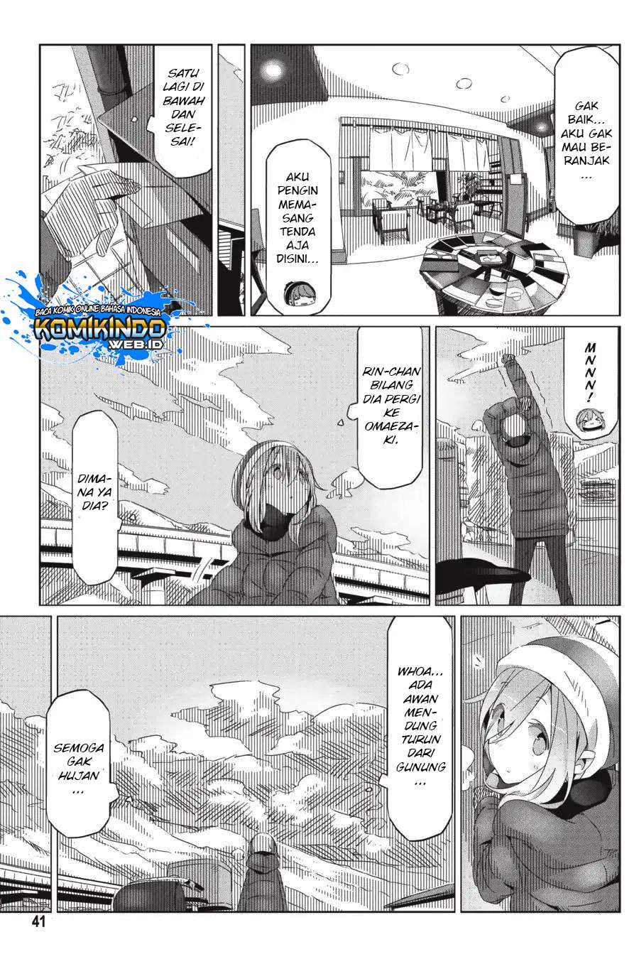 Yuru-Camp Chapter 25 Gambar 9
