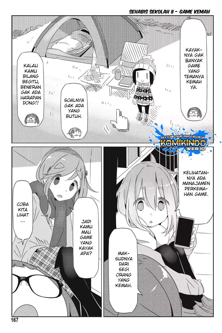 Yuru-Camp Chapter 22.5 Gambar 16