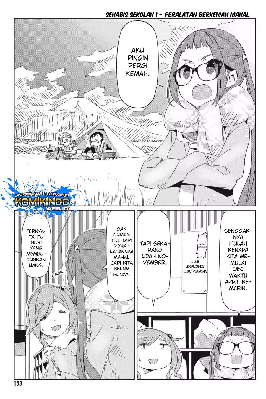 Baca Yuru-Camp Chapter 22.5 Gambar 2