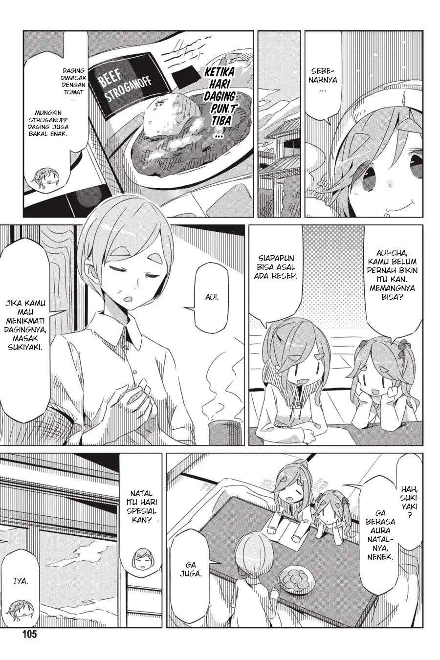 Yuru-Camp Chapter 22 Gambar 13