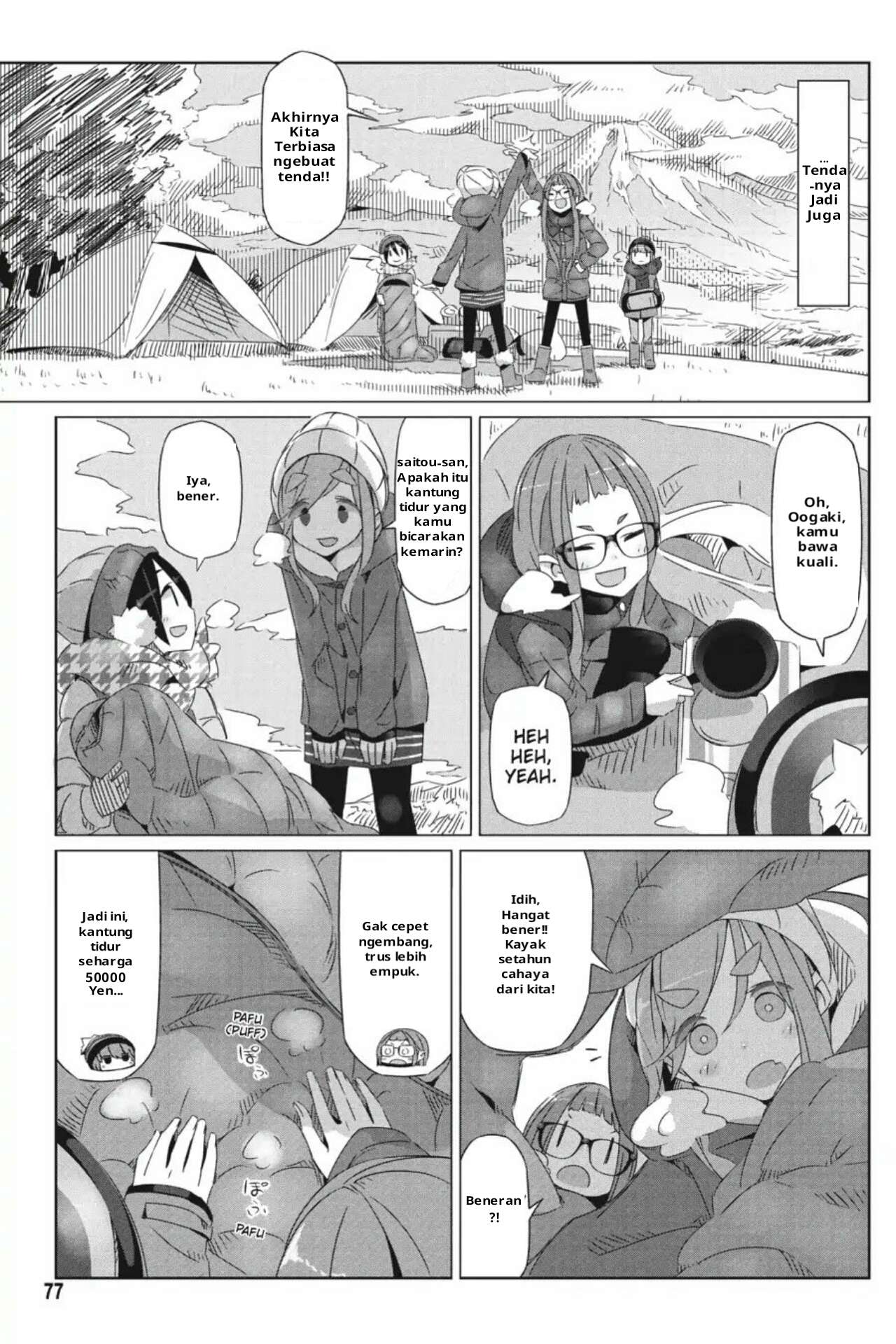 Yuru-Camp Chapter 21 Gambar 15