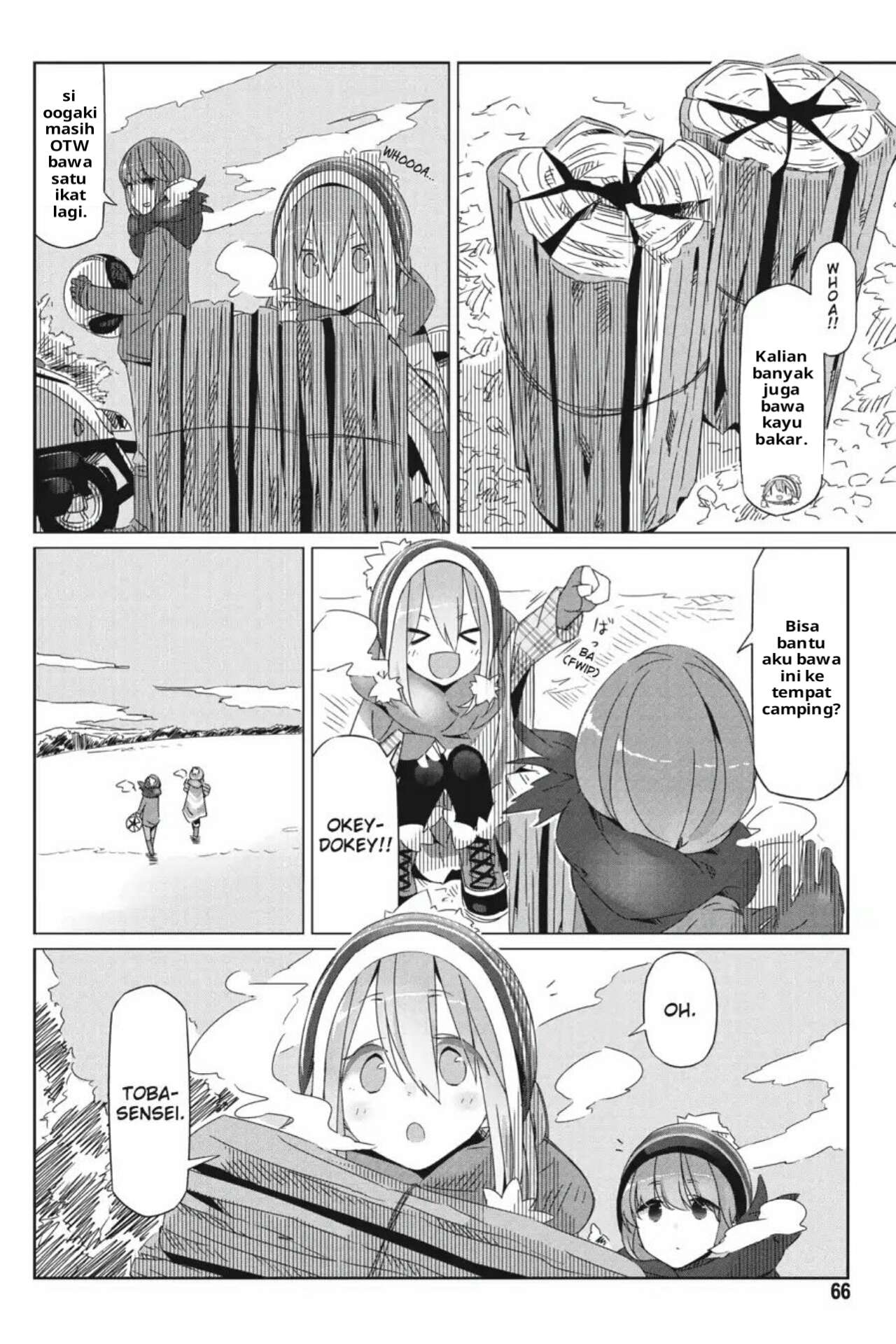 Yuru-Camp Chapter 21 Gambar 4