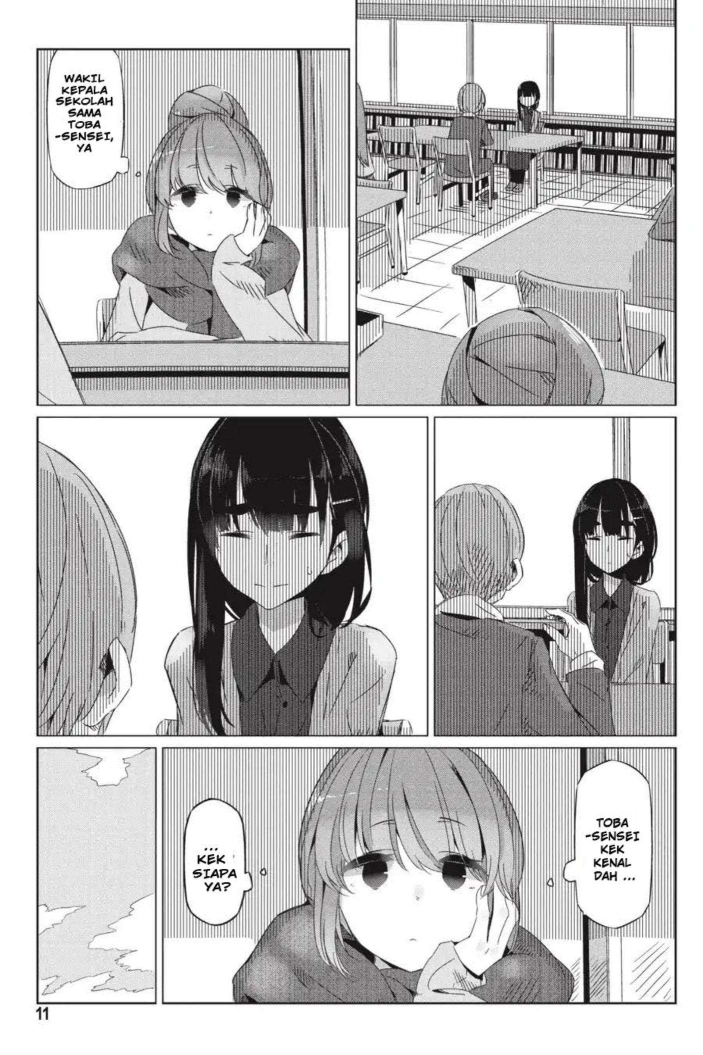 Yuru-Camp Chapter 19 Gambar 14