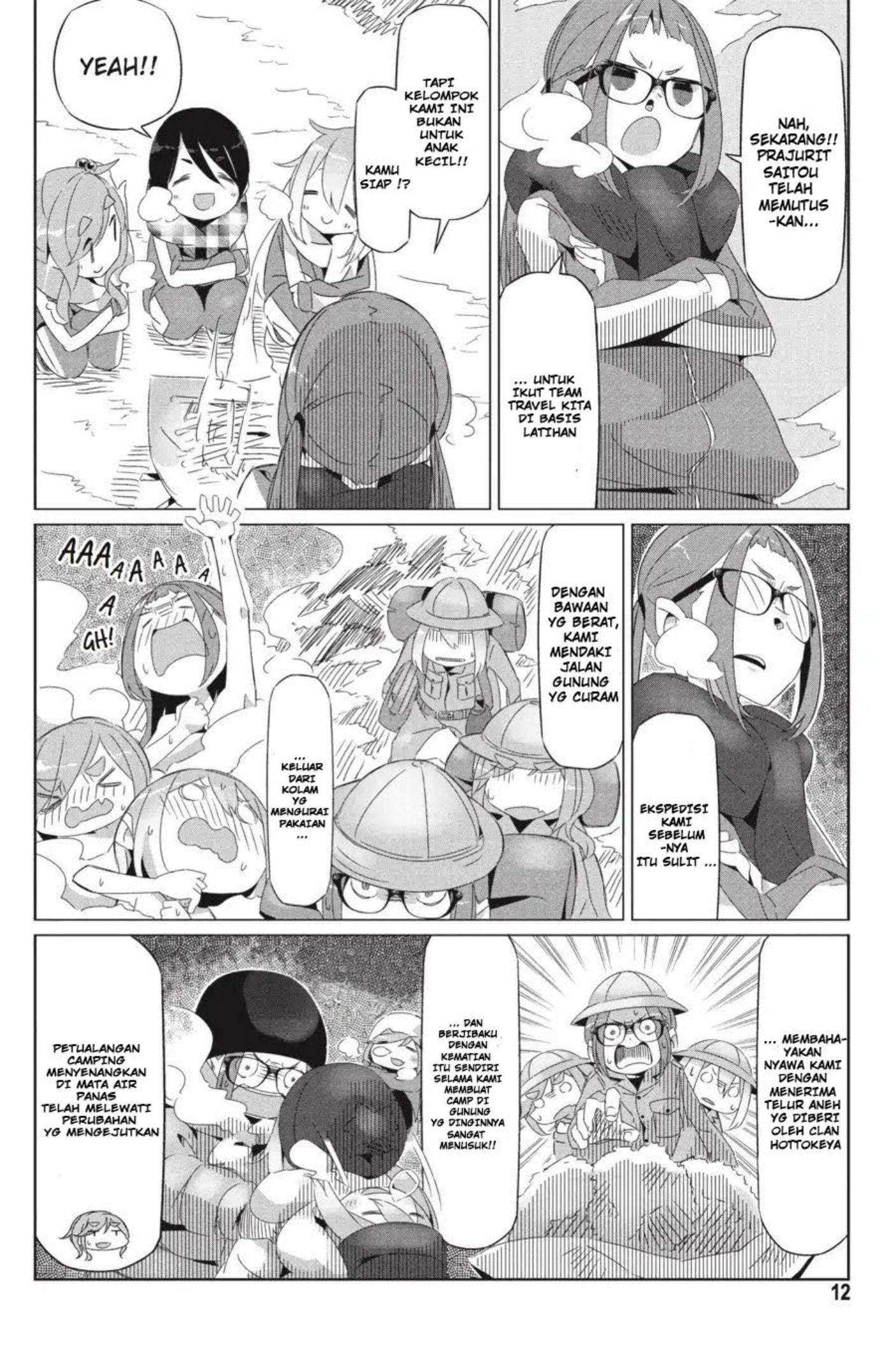 Yuru-Camp Chapter 19 Gambar 15