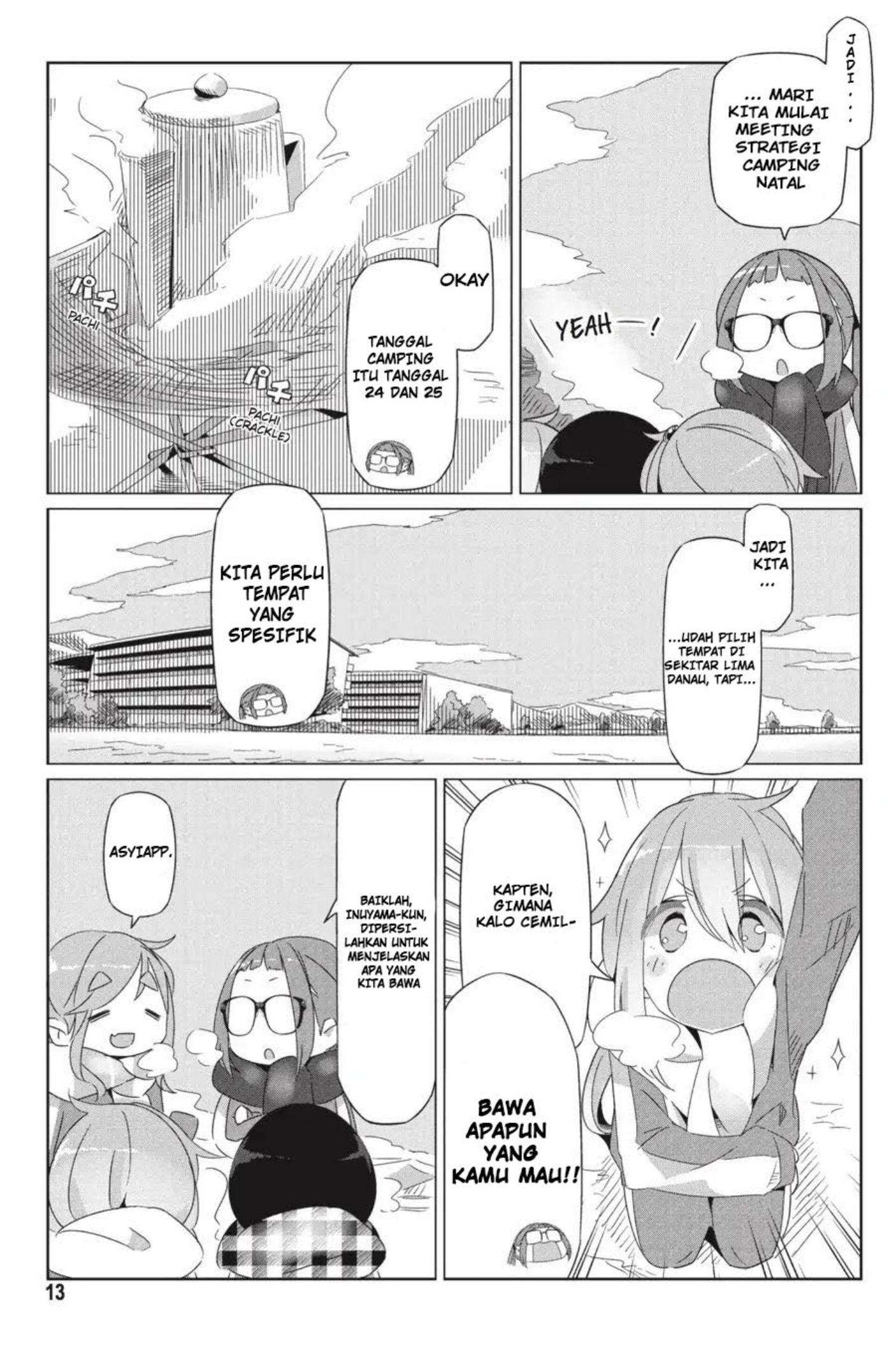 Yuru-Camp Chapter 19 Gambar 16