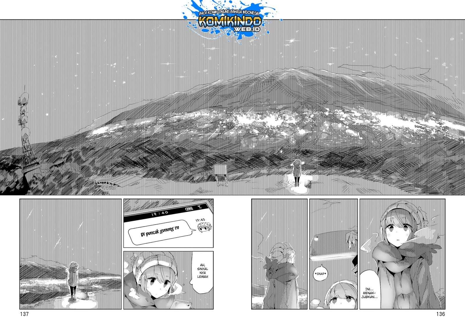 Yuru-Camp Chapter 18 Gambar 16