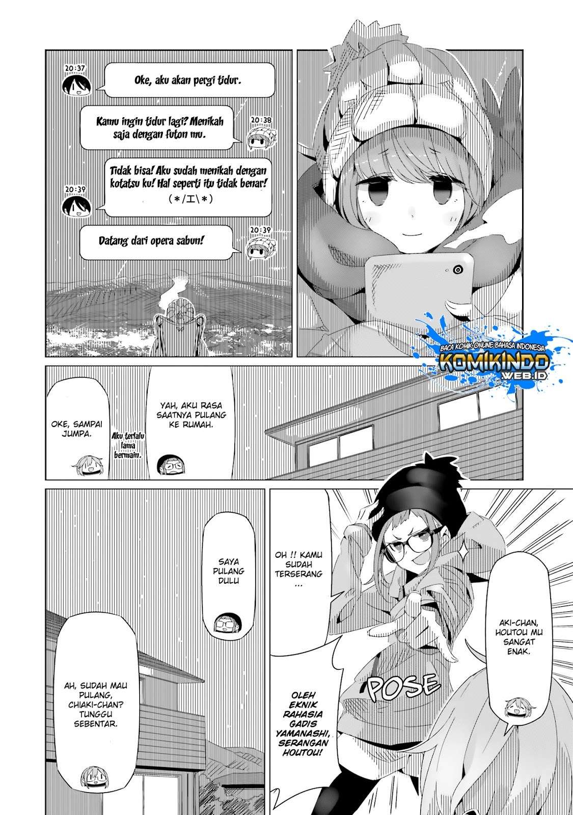Yuru-Camp Chapter 18 Gambar 27