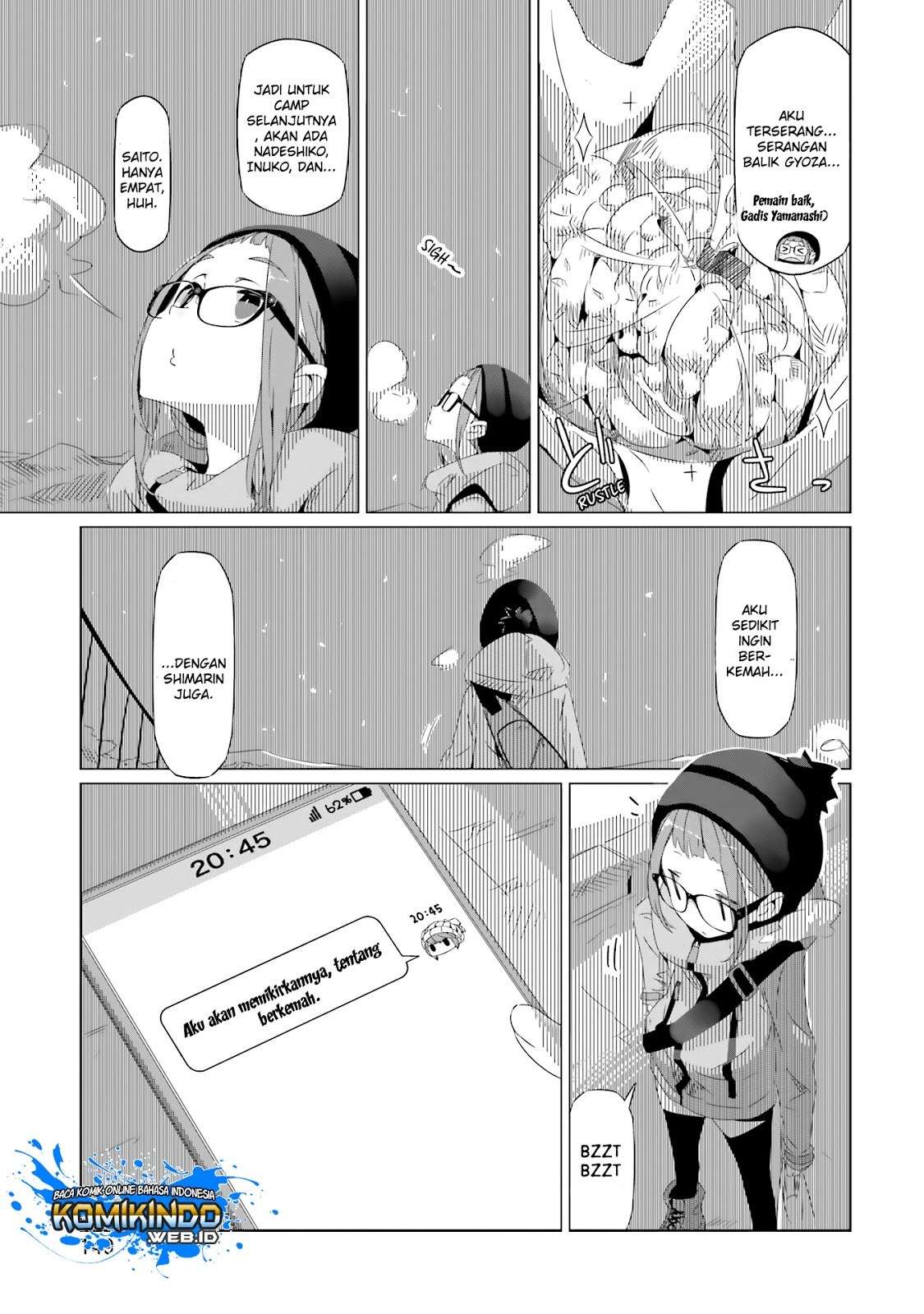 Yuru-Camp Chapter 18 Gambar 28