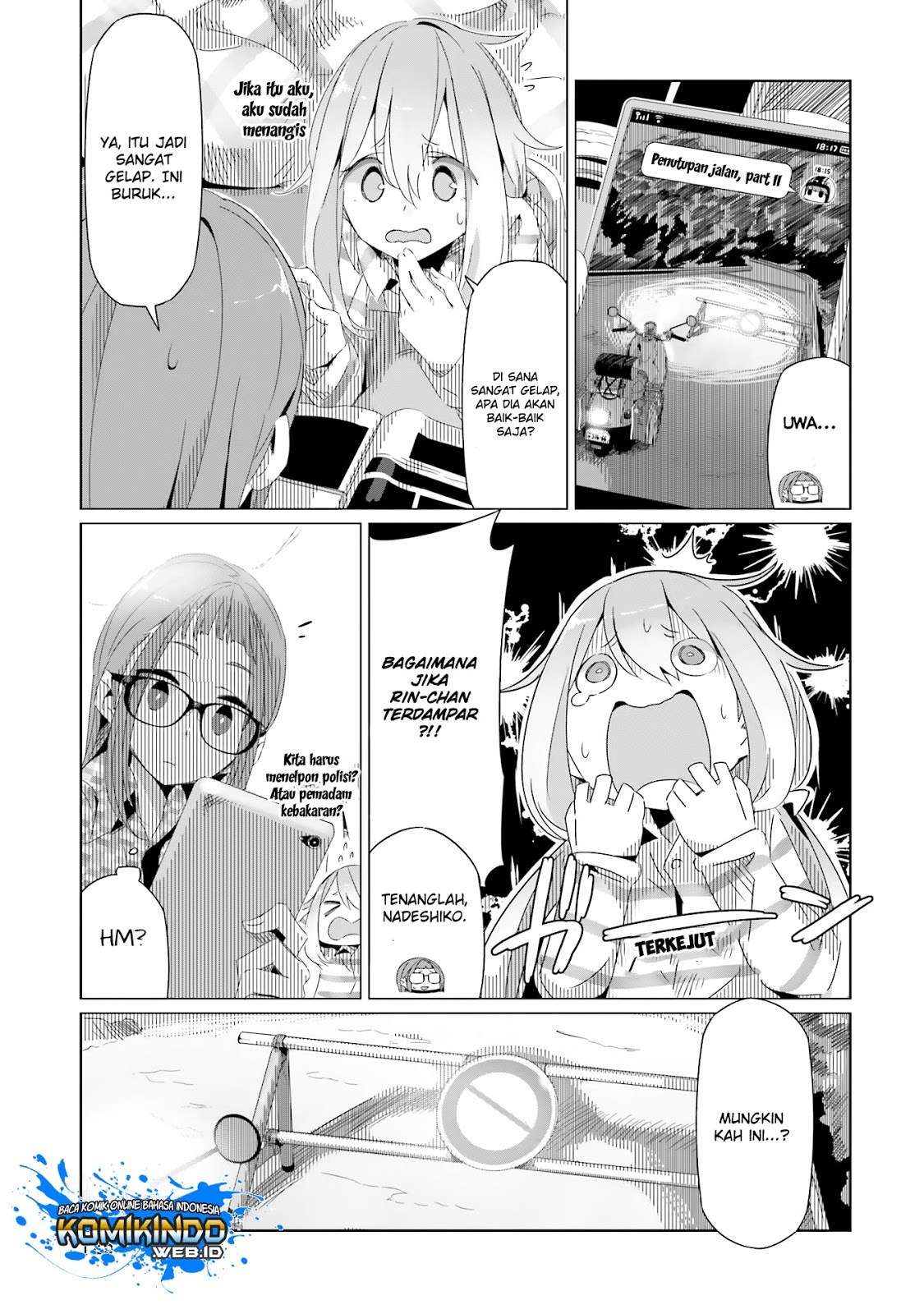 Yuru-Camp Chapter 18 Gambar 5