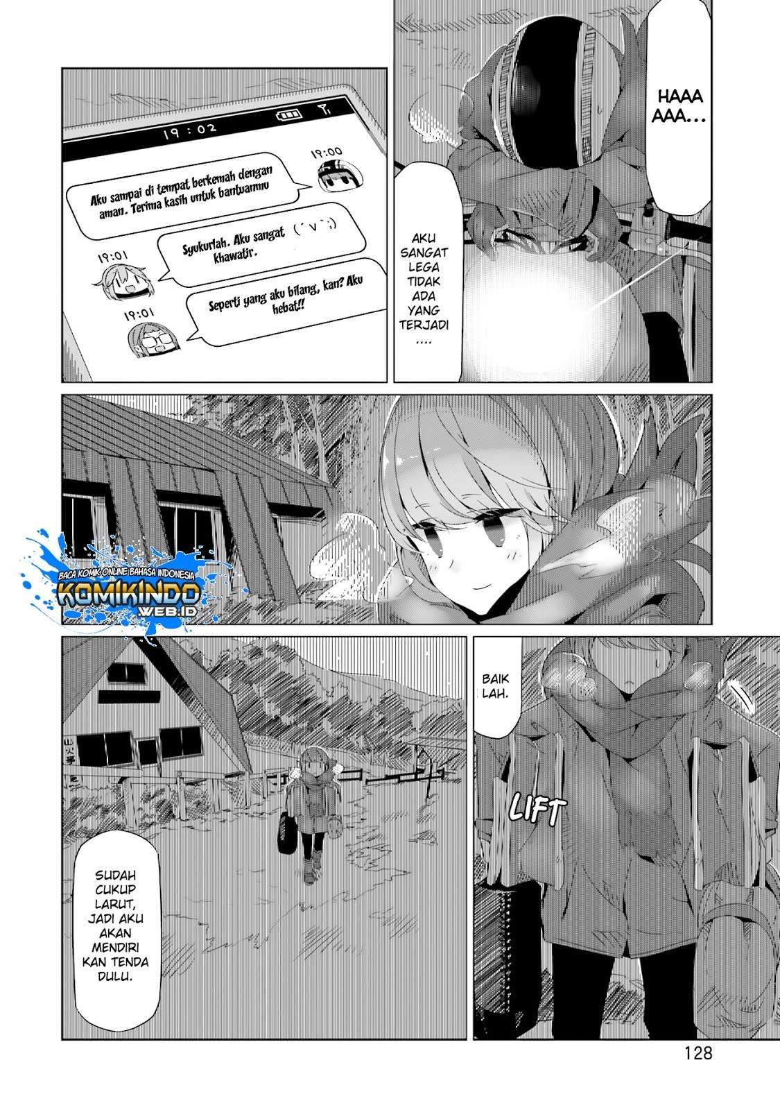 Yuru-Camp Chapter 18 Gambar 8