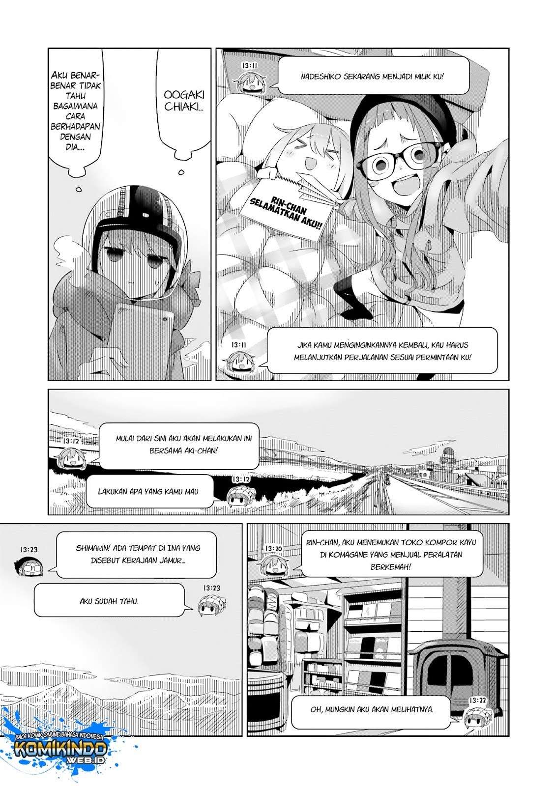 Yuru-Camp Chapter 16 Gambar 12