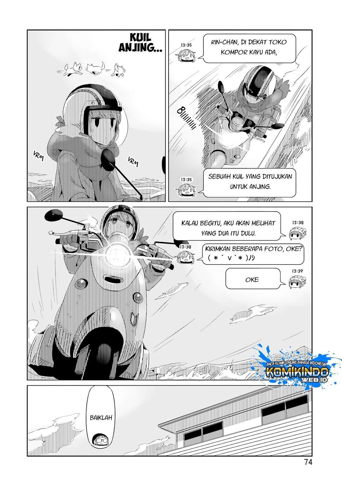 Yuru-Camp Chapter 16 Gambar 13