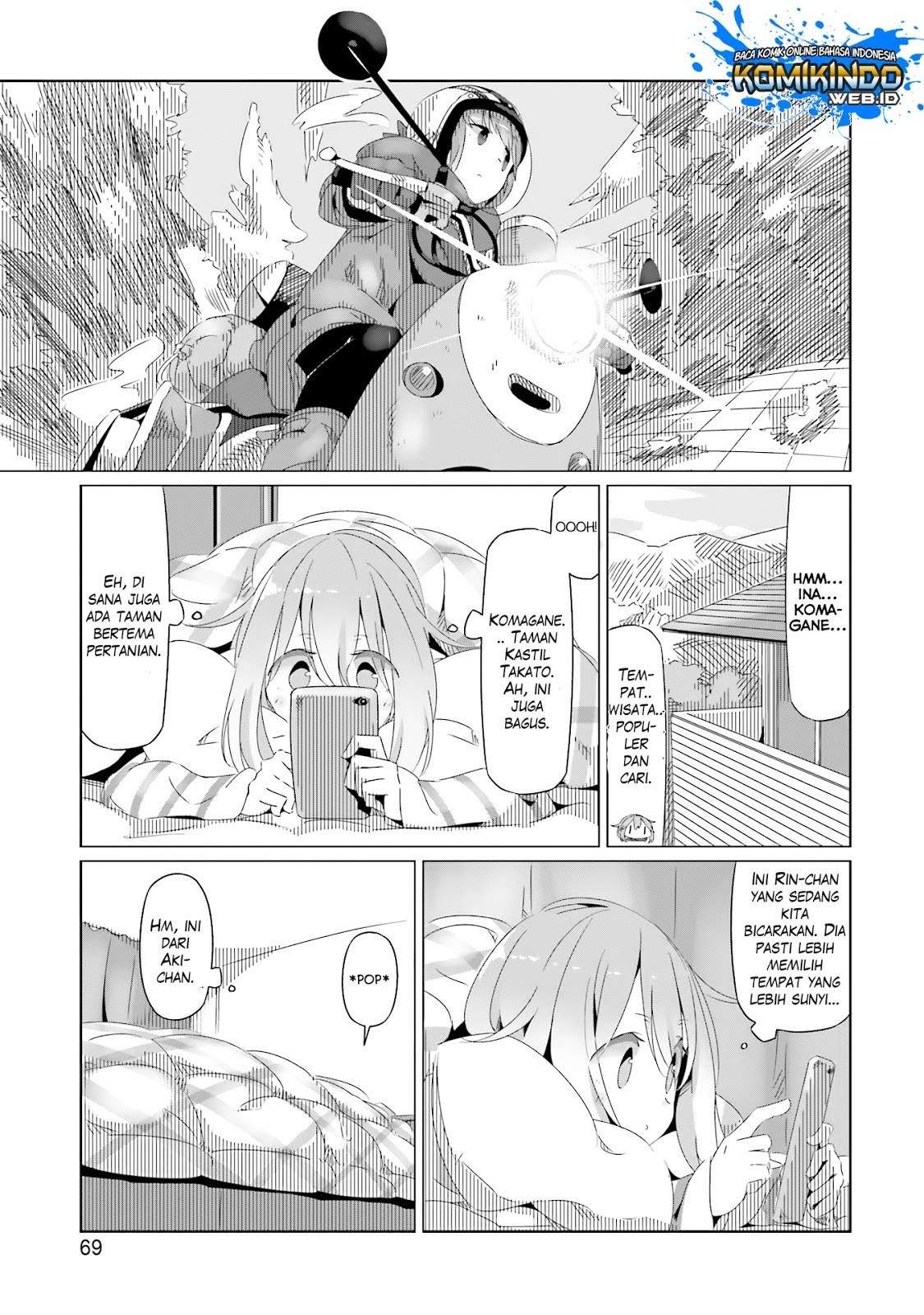 Yuru-Camp Chapter 16 Gambar 8