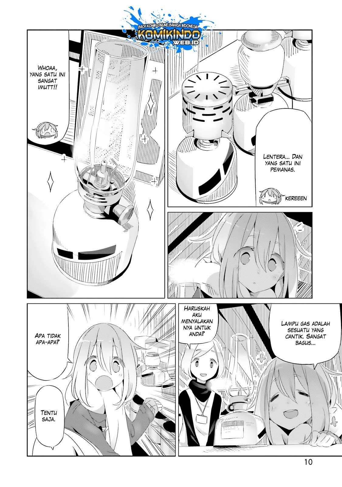 Yuru-Camp Chapter 14 Gambar 12