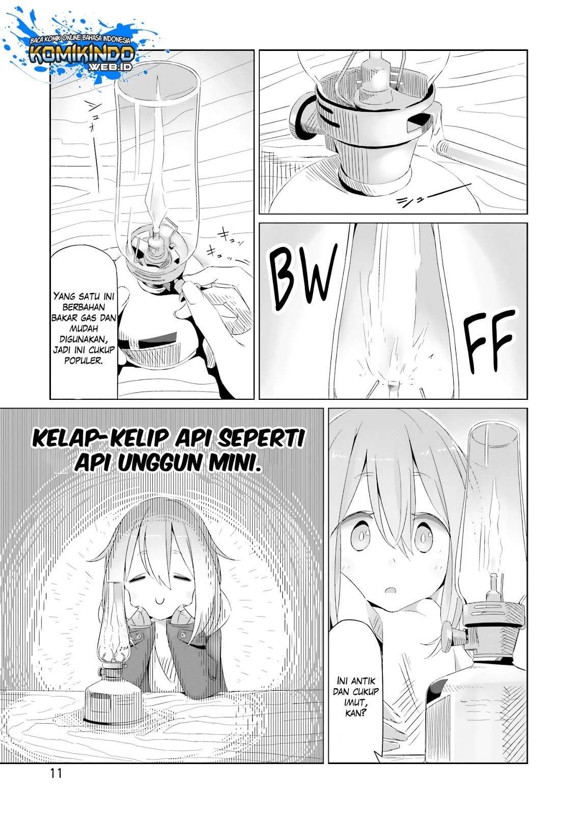 Yuru-Camp Chapter 14 Gambar 13