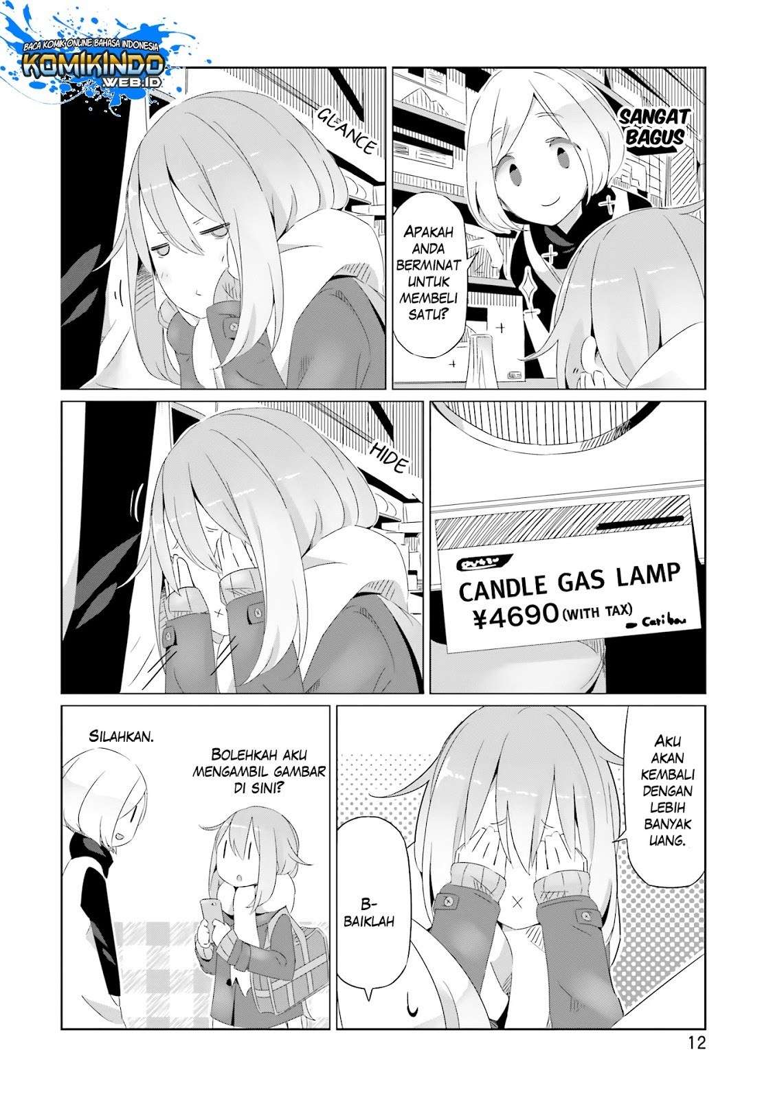 Yuru-Camp Chapter 14 Gambar 14