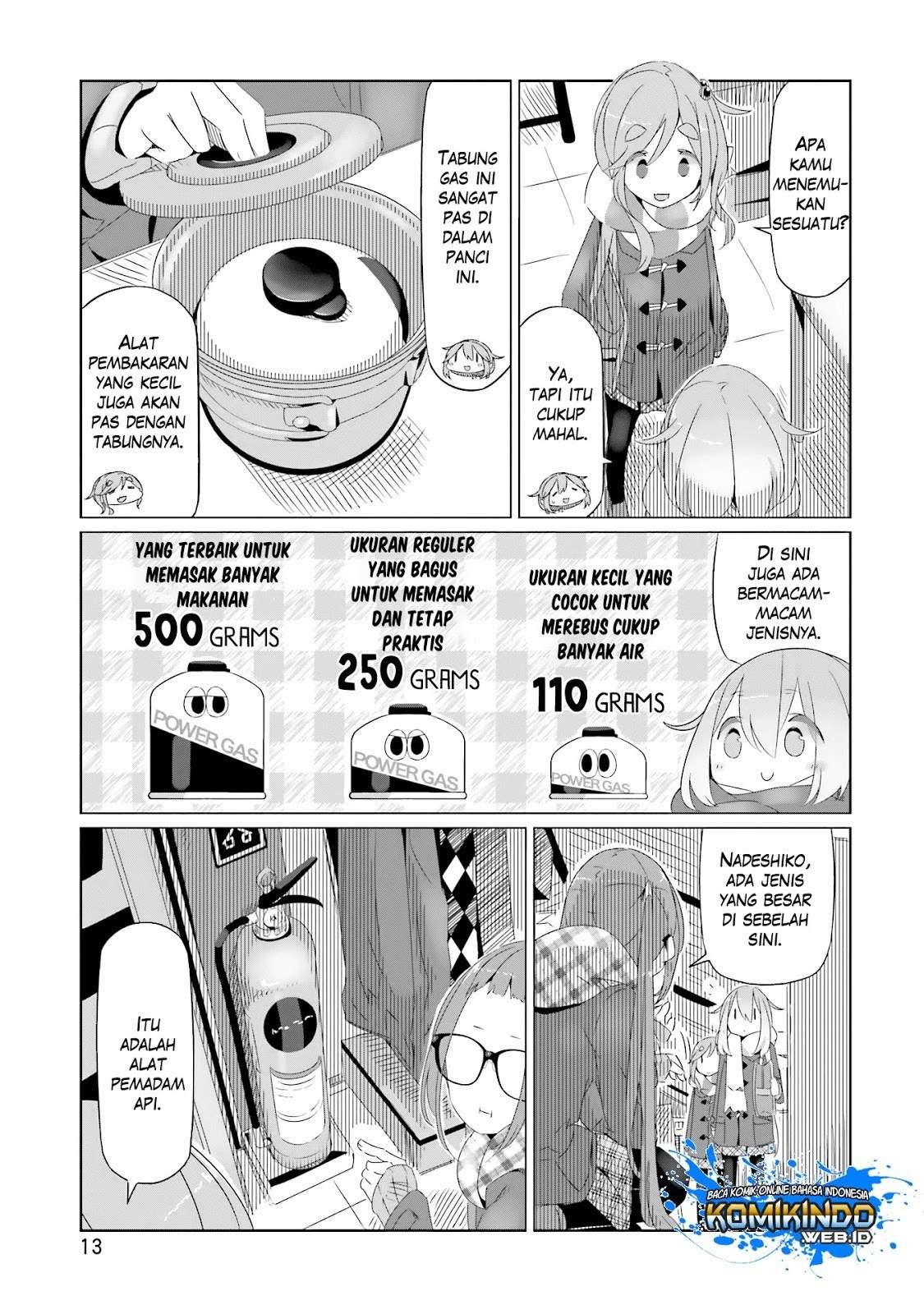 Yuru-Camp Chapter 14 Gambar 15