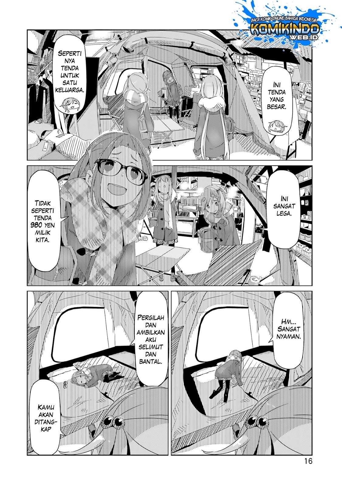 Yuru-Camp Chapter 14 Gambar 18